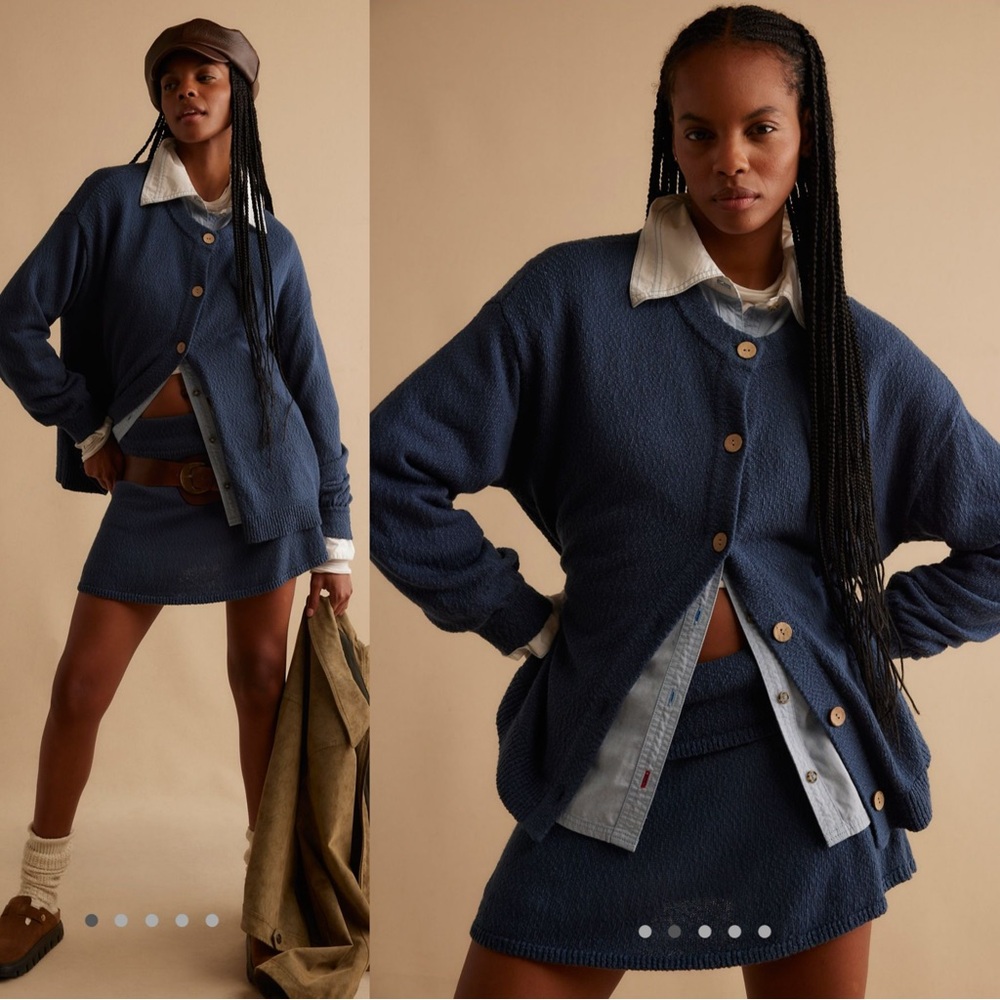 Free people Ameena sweater skort set